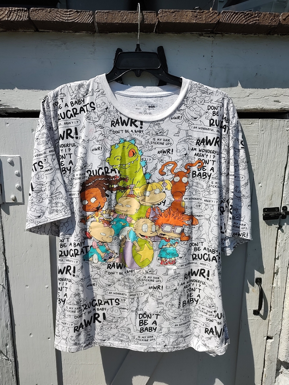 Rugrats Graphic Tee - White Adult Shirt Plus Size 3X